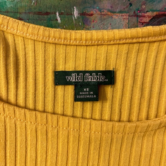 Wild Fable - Yellow Body Con Dress - Size XS - Picture 4 of 7